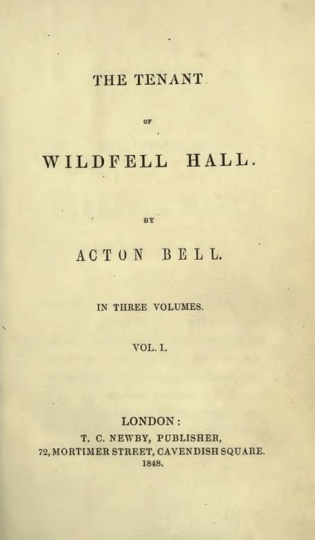 Anne Brontë - The Tenant of Wildfell Hall - Tekst piosenki, lyrics | Tekściki.pl