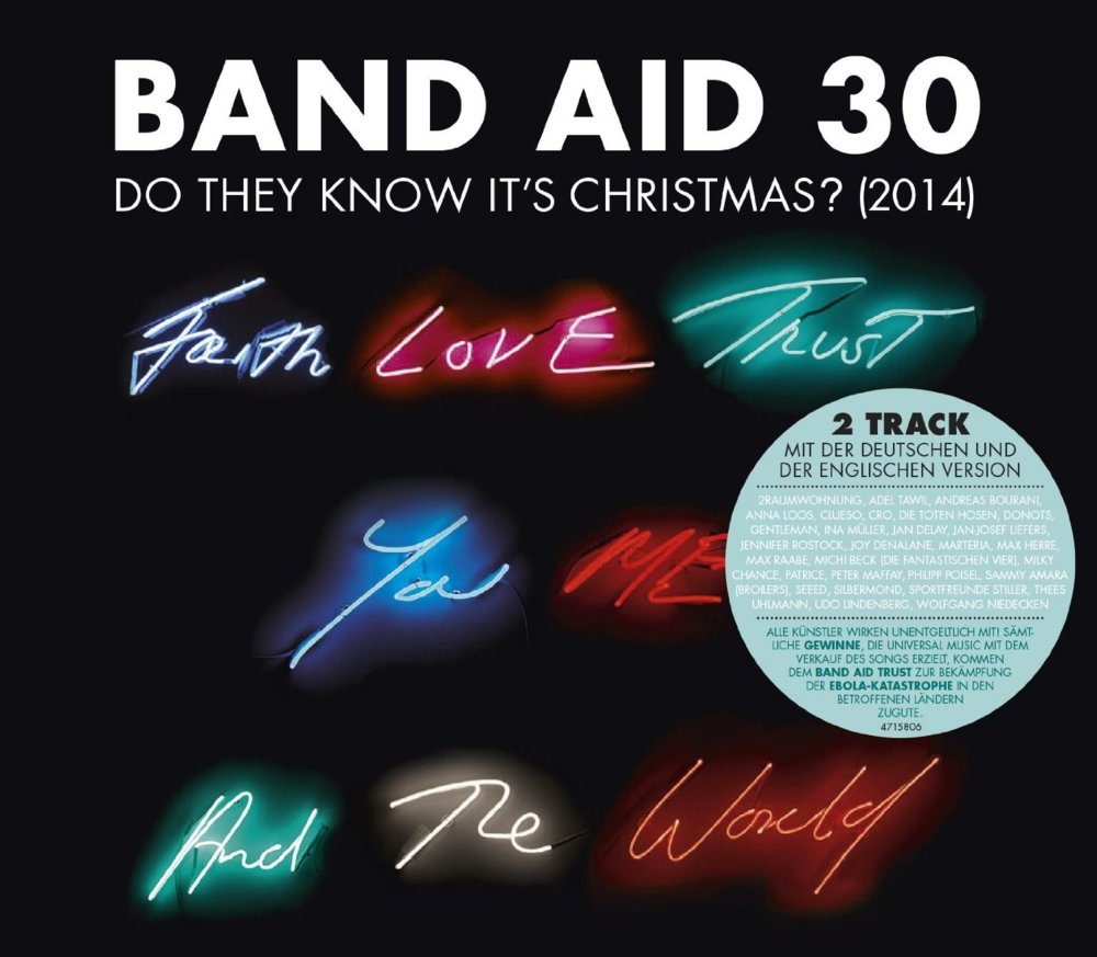 Band Aid 30 - Do They Know It's Christmas? (German + UK Version) - Tekst piosenki, lyrics | Tekściki.pl