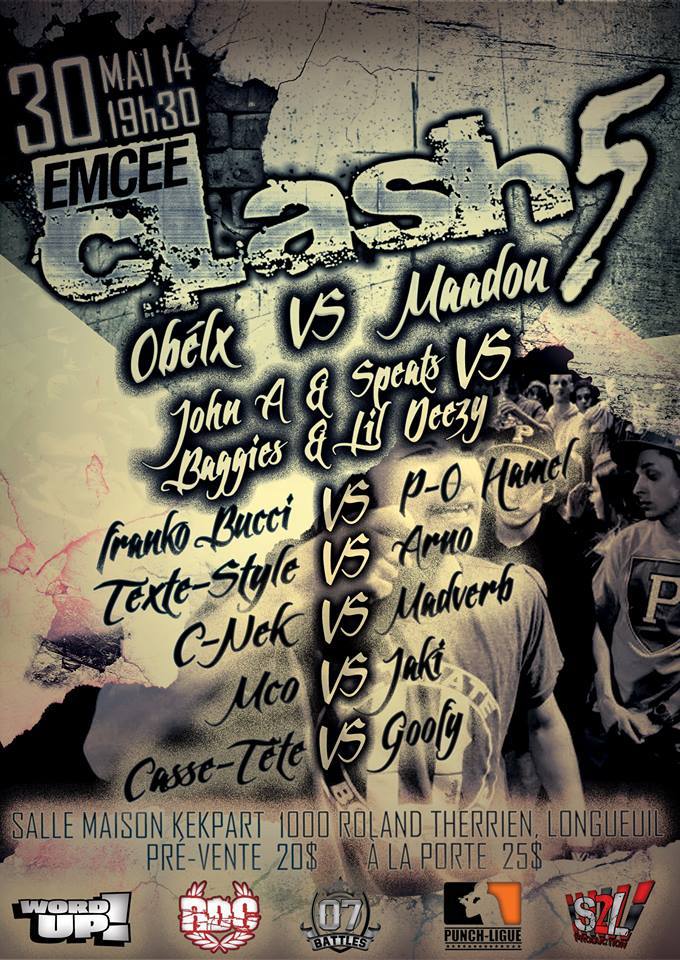 Emcee Clash - Emcee Clash 5 - Tekst piosenki, lyrics | Tekściki.pl