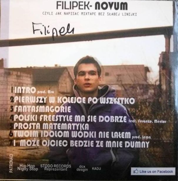 Filipek - Novum - Czyli jak zrobic mixtape bez słabej linijki - Tekst piosenki, lyrics | Tekściki.pl