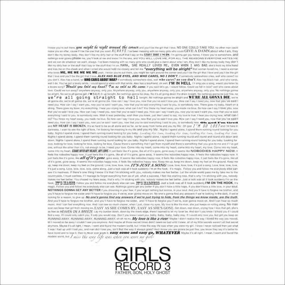 Girls - Father, Son, Holy Ghost - Tekst piosenki, lyrics | Tekściki.pl