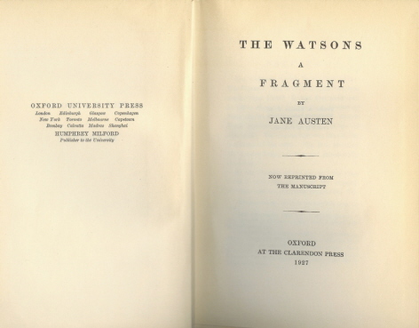Jane Austen - The Watsons - Tekst piosenki, lyrics | Tekściki.pl