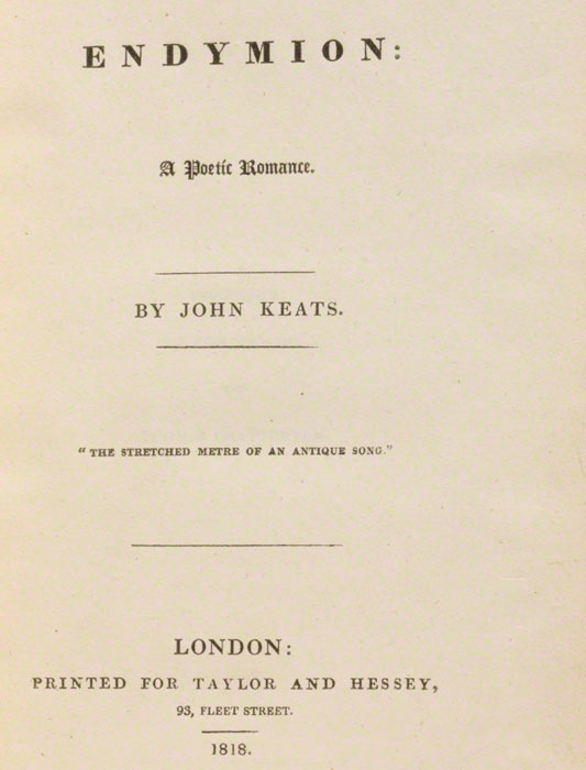John Keats - Endymion: A Poetic Romance - Tekst piosenki, lyrics | Tekściki.pl