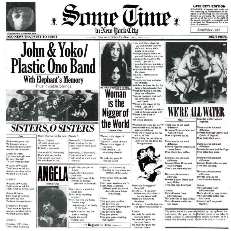 John Lennon - Some Time in New York City - Tekst piosenki, lyrics | Tekściki.pl