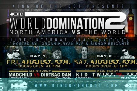 King of the Dot - World Domination 2 - Tekst piosenki, lyrics | Tekściki.pl