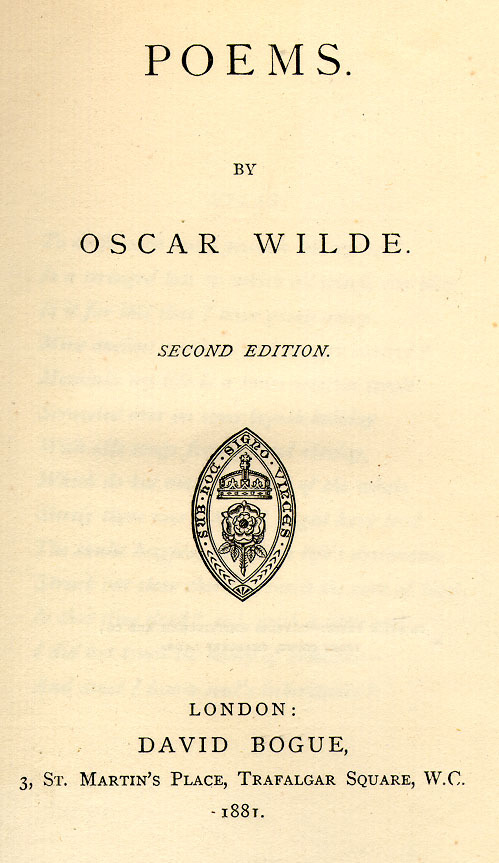 Oscar Wilde - Poems - Tekst piosenki, lyrics | Tekściki.pl