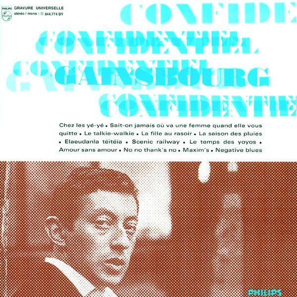 Serge Gainsbourg - Gainsbourg Confidentiel - Tekst piosenki, lyrics | Tekściki.pl