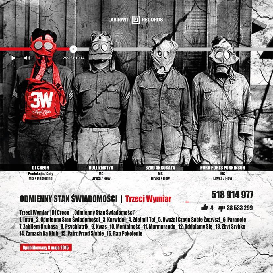Trzeci Wymiar - Odmienny Stan Świadomości - Tekst piosenki, lyrics | Tekściki.pl