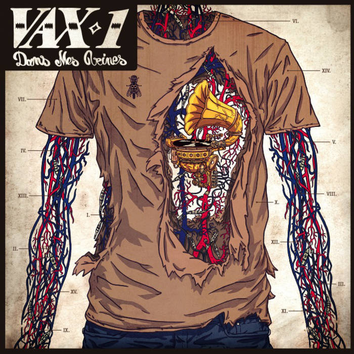 Vax1 - Dans mes veines - Tekst piosenki, lyrics | Tekściki.pl