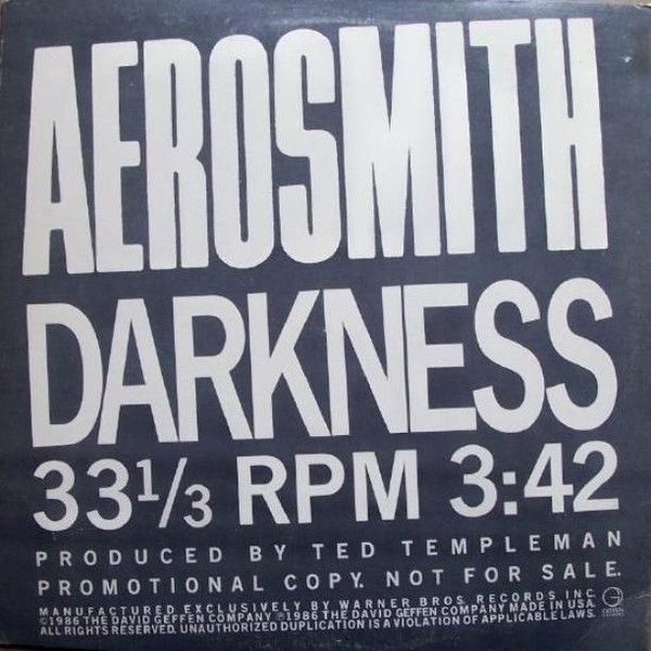 Aerosmith - Darkness - Tekst piosenki, lyrics - teksciki.pl