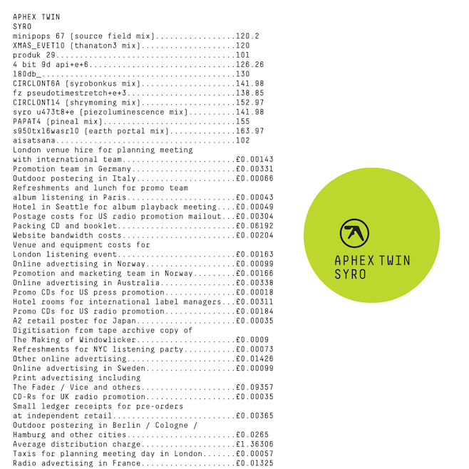 Aphex Twin - MARCHROMT30A edit 2b 96 [104.98] - Tekst piosenki, lyrics - teksciki.pl