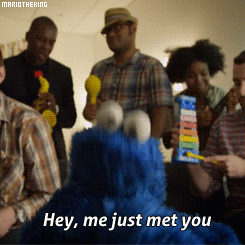 Cookie Monster - Fuzzy and blue (and orange) - Tekst piosenki, lyrics - teksciki.pl