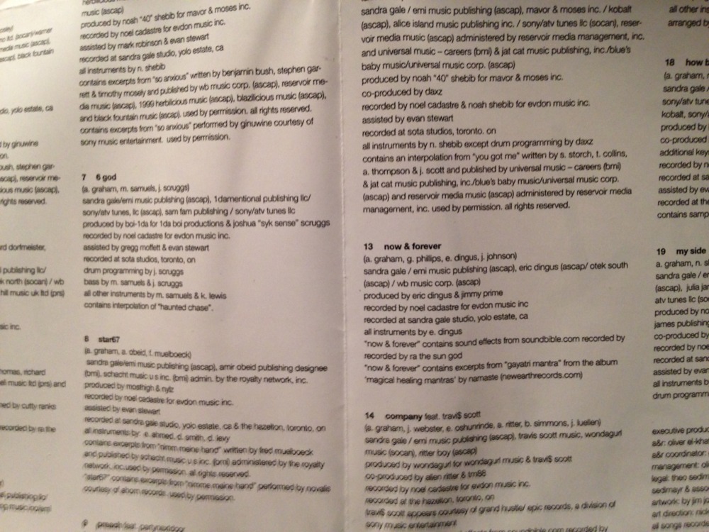 Drake - If You're Reading This, It's Too Late [Credits] - Tekst piosenki, lyrics - teksciki.pl