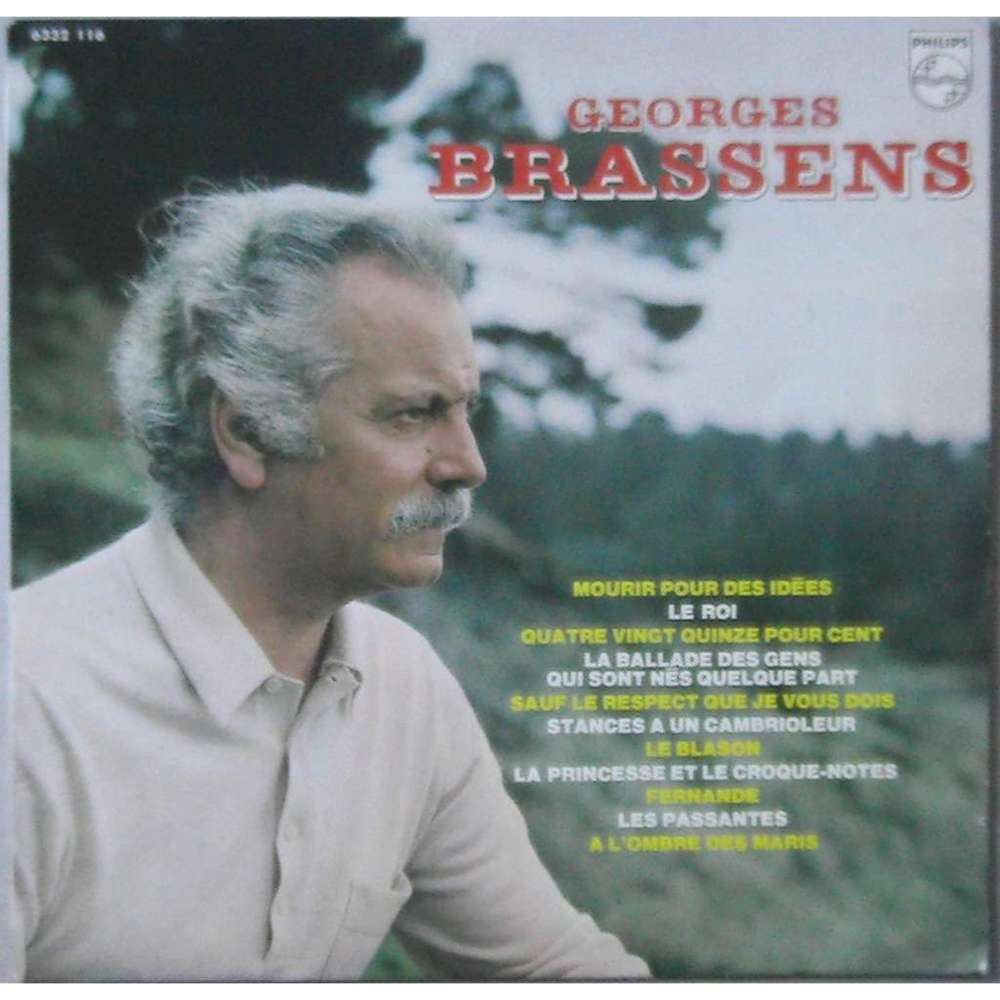 Georges Brassens - La Ballade des gens qui sont nés quelque part - Tekst piosenki, lyrics - teksciki.pl