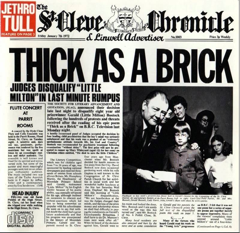 Jethro Tull - Thick as a Brick - Tekst piosenki, lyrics - teksciki.pl