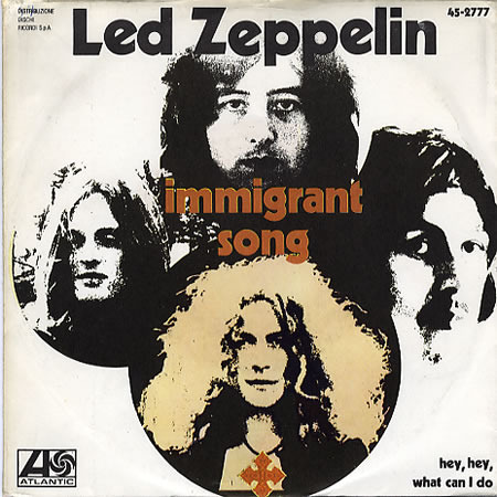 Led Zeppelin - Immigrant Song - Tekst piosenki, lyrics - teksciki.pl