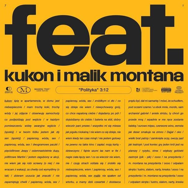 Magiera - Magiera feat. Malik Montana , Kukon - Polityka - Tekst piosenki, lyrics - teksciki.pl