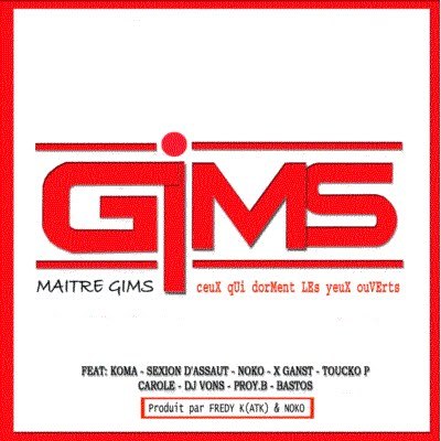 Maître Gims - Je dors les yeux ouverts - Tekst piosenki, lyrics - teksciki.pl