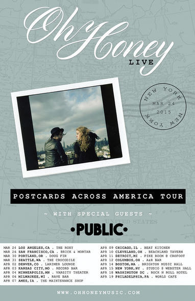 Oh Honey - Postcards Across America Tour 2015 - Tekst piosenki, lyrics - teksciki.pl