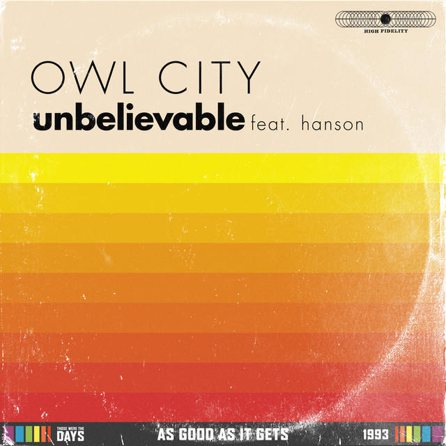 Owl City - Unbelievable - Tekst piosenki, lyrics - teksciki.pl