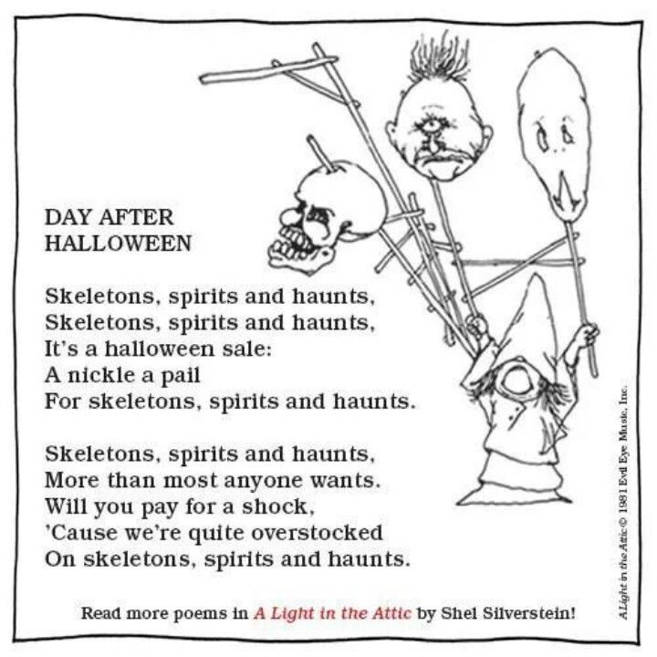 Shel Silverstein - Day After Halloween - Tekst piosenki, lyrics - teksciki.pl